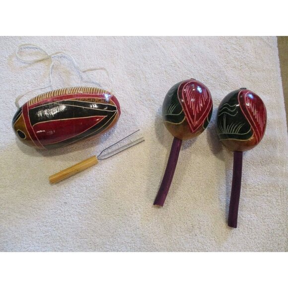 Percussion Musical Instruments shakers noise maker Columbia MARACAS noise maker - Picture 1 of 6